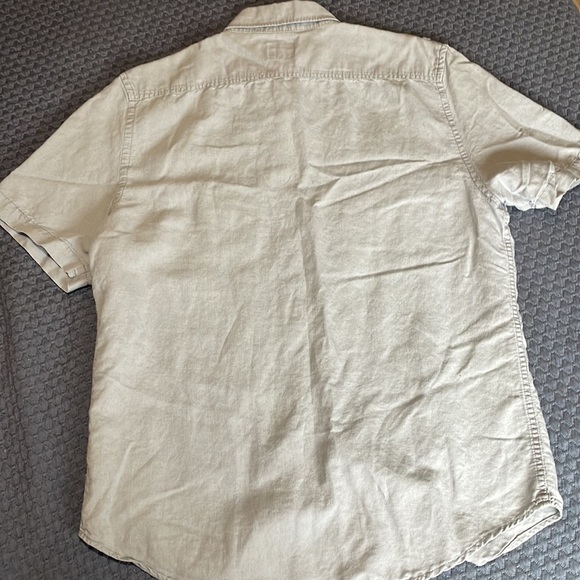 Men’s med linen blend SS - Picture 5 of 5